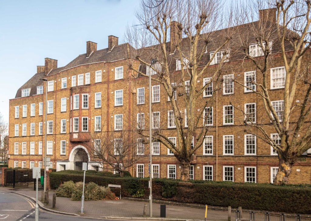 Terraced housing block